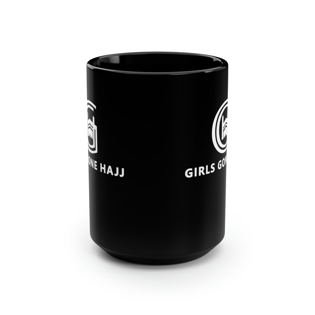 Girls Gone Hajj Black Ceramic Mug, 15oz