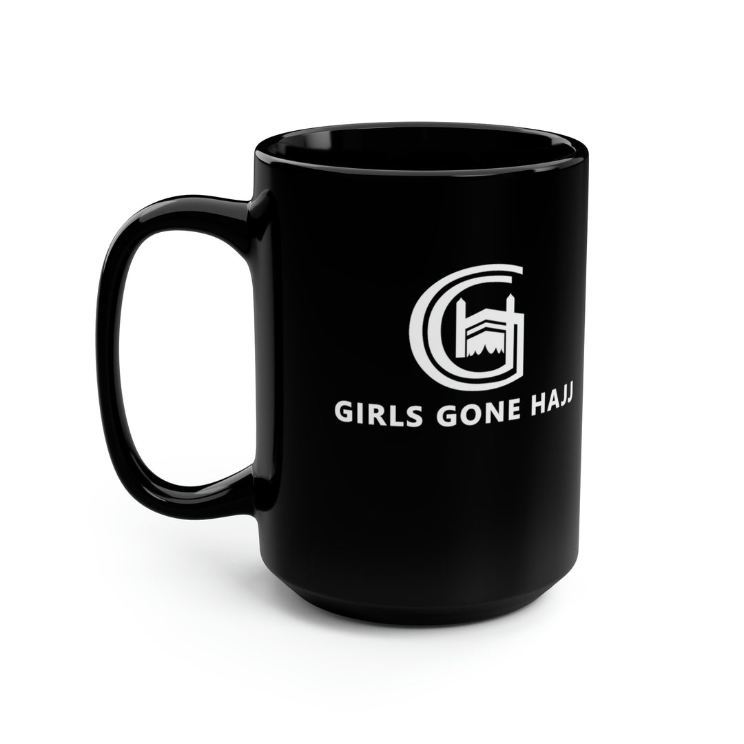 Girls Gone Hajj Black Ceramic Mug, 15oz