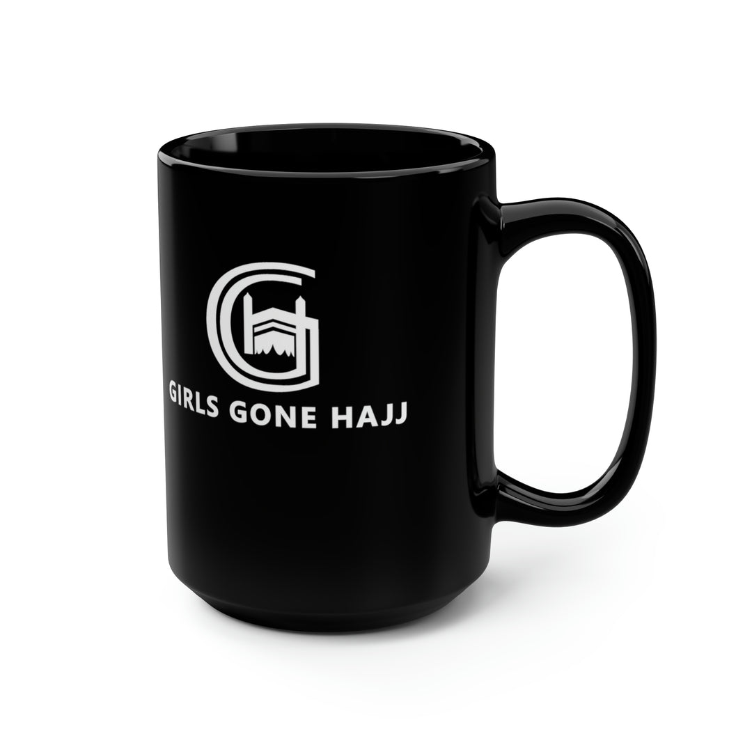 Girls Gone Hajj Black Ceramic Mug, 15oz