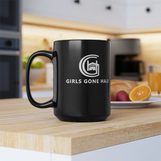 Girls Gone Hajj Black Ceramic Mug, 15oz